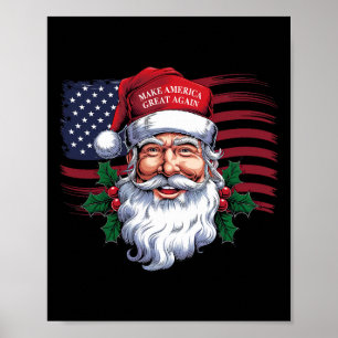 Gör en Underbar jul igen, Julafton Trump Mega Paja Poster
