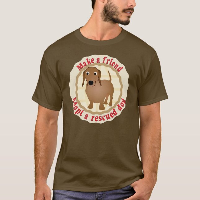 Gör en vän - tax tee shirt (Framsida)