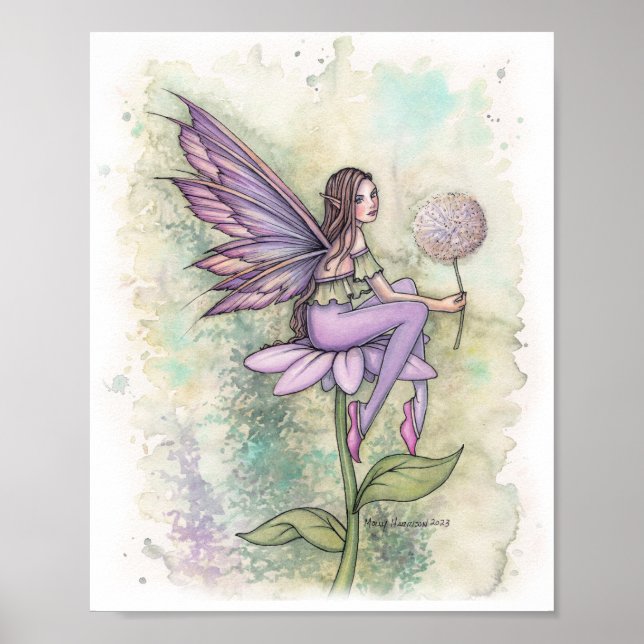 Gör en Wish Fairy Art Molly av Harrison Poster (Framsidan)