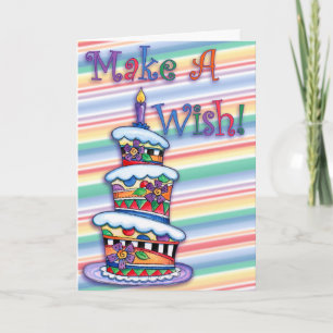 Gör en Wish - hälsningkort Kort