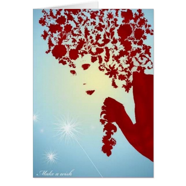 Gör en Wish Hälsningskort (Framsidan)