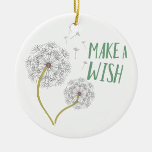 Gör en Wish Julgransprydnad Keramik