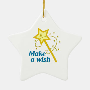 GÖR EN WISH JULGRANSPRYDNAD KERAMIK