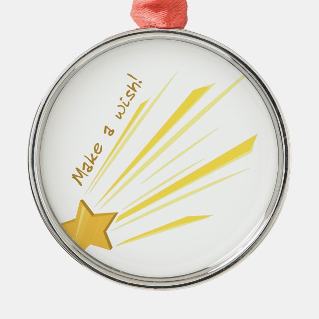 Gör en Wish Julgransprydnad Metall (Framsidan)