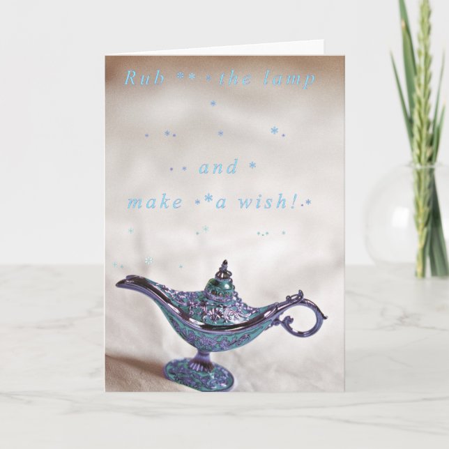 Gör en wish! kort (Framsida)
