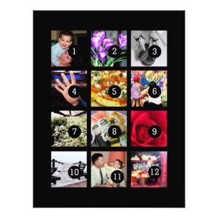 Gör enkelt din egen fotobild med 12 foton