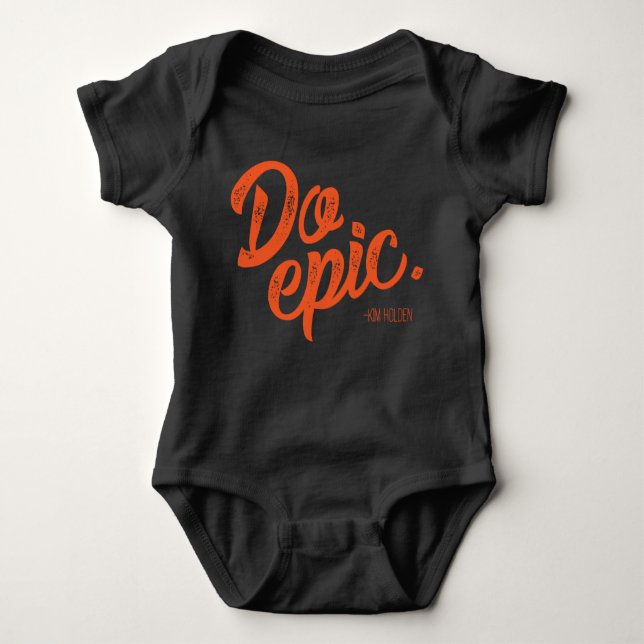 Gör Epic Baby-kostydräkt T Shirt (Framsida)