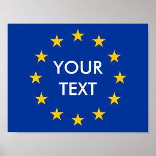 Gör era egna EU-flagga poster