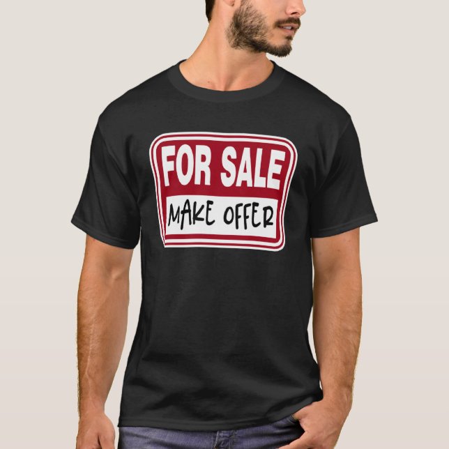 Gör erbjudandet tillgängligt grafik för försäljnin t shirt (Framsida)
