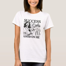 Gör ett djärvt påstående med "Success Search Bra" T Shirt