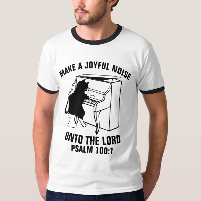 GÖR ETT GLATT BULLER AV KRISTNA T-Shirts (Framsida)