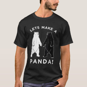 Gör ett pandabjörn t shirt