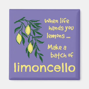 Gör ett parti Limoncello Lemon Liqueur Magnet
