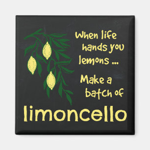 Gör ett parti Limoncello Lemon Liqueur Magnet