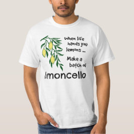 Gör ett parti Limoncello Lemon Liqueur T-shirt