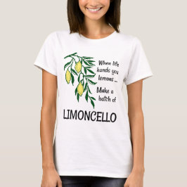 Gör ett parti Limoncello Lemon Liqueur T Shirt