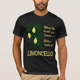 Gör ett parti Limoncello Lemon Liqueur T-shirt