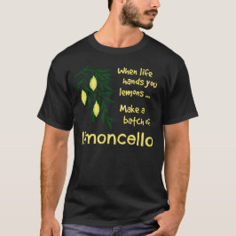 Gör ett parti Limoncello Lemon Liqueur Tee Shirt