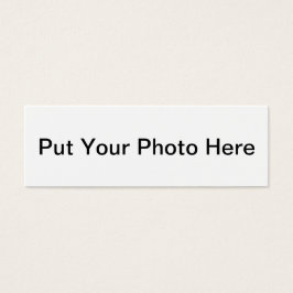 Gör ett slags bokmärke litet visitkort