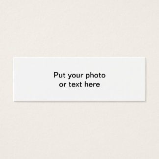 Gör ett slags bokmärke litet visitkort