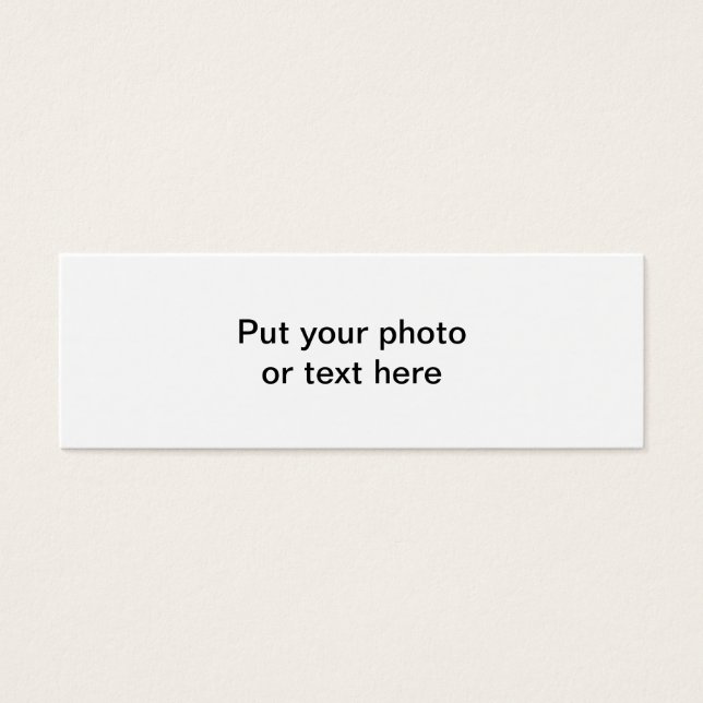 Gör ett slags bokmärke litet visitkort (Framsidan)