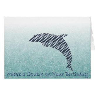 Gör ett stänk hälsningskort