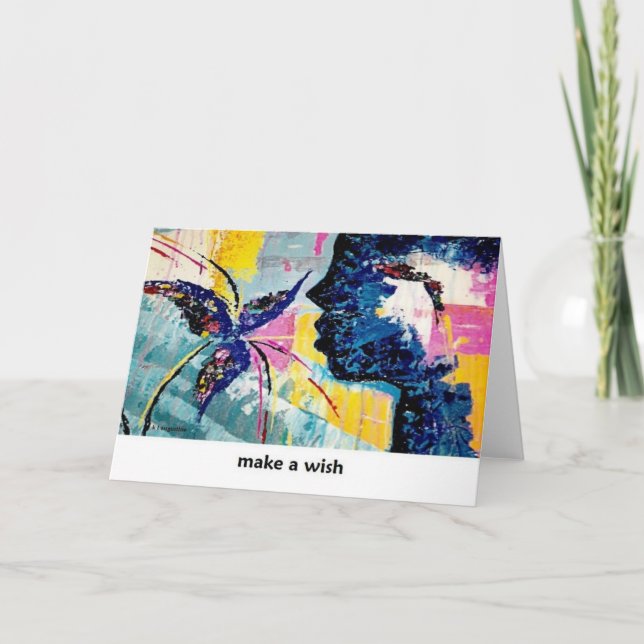 Gör ett Wishkonstkort av Augustine Kort (Framsida)