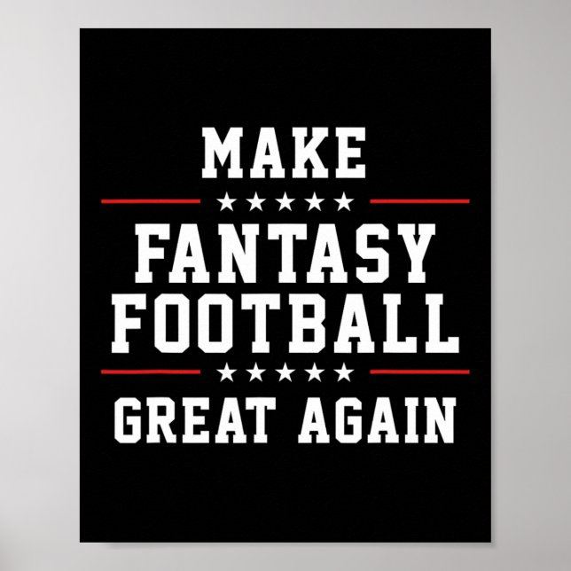 Gör fantasy-fotbollen Underbar igen Poster (Framsidan)
