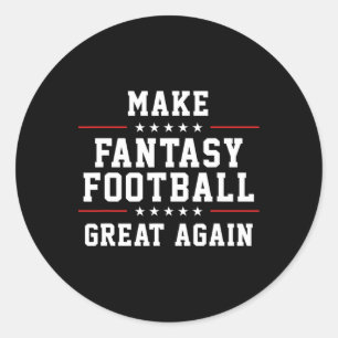 Gör fantasy-fotbollen Underbar igen Runt Klistermärke
