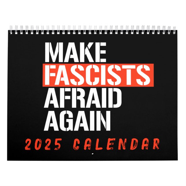 Gör fascister rädda igen-kalender kalender (Omslag)