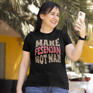 Gör Fesenjan inte Krig persian Pomegranate Chicken T Shirt