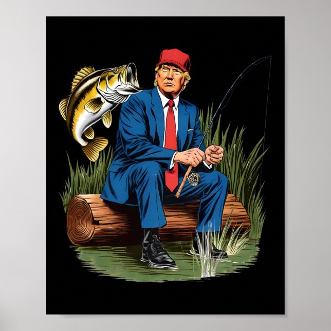 Gör fisket Underbart igen Lustigt genom att fiska  Poster (Framsidan)