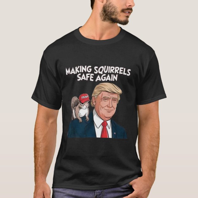 Gör frågeställare Säkra igen Trump 2024 T Shirt (Framsida)