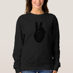 Gör fred inte krig Fredshandsignal 23 T Shirt