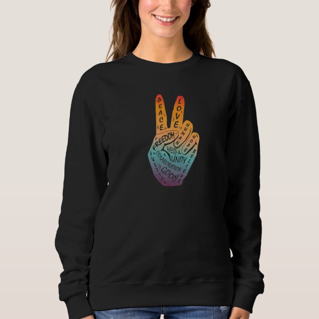 Gör fred inte till fredsskylt i Krig 19 T Shirt (Framsida)