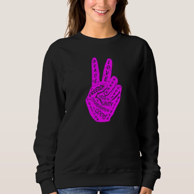 Gör fred inte till Krig-fredsskylt 5 T Shirt (Framsida)
