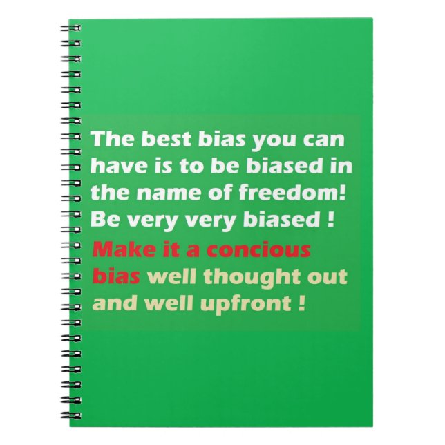 Gör friheten stor igen anteckningsbok (Framsidan)