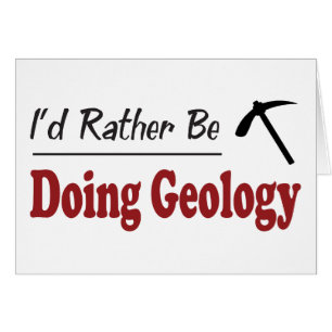 Gör ganska geologi hälsningskort