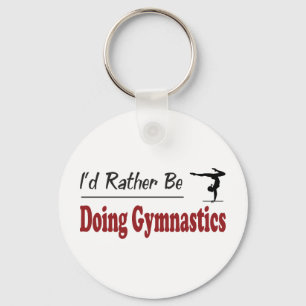 Gör ganska gymnastik nyckelring