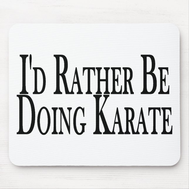Gör ganska Karate Musmatta (Framsidan)