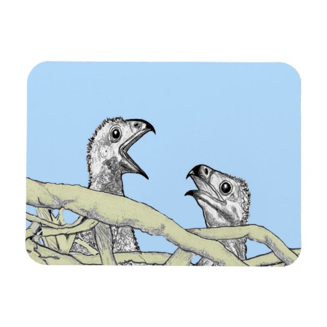 Gör Glatta bullerkällor till andra vardagen Magnet (Horisontell)