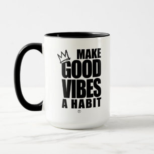 GÖR GODA VIBES TILL EN HABIT Kaffe Mugg