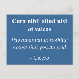 Gör gott - Cicero-inspirerande citat Vykort