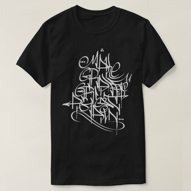Gör Graffiti Underbar igen, vit Märkre för handsti T Shirt (Design framsida)
