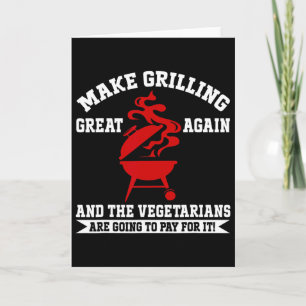 Gör Grilling Great Again Usa Trump Bbq Rbecue Smo Kort