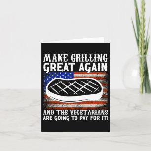 Gör grillning Underbar igen med Trump Bbq Byrbecue Kort