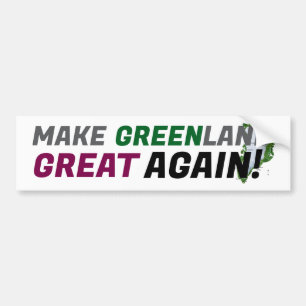 Gör Grönland Underbart igen! (MGGA) Bildekal