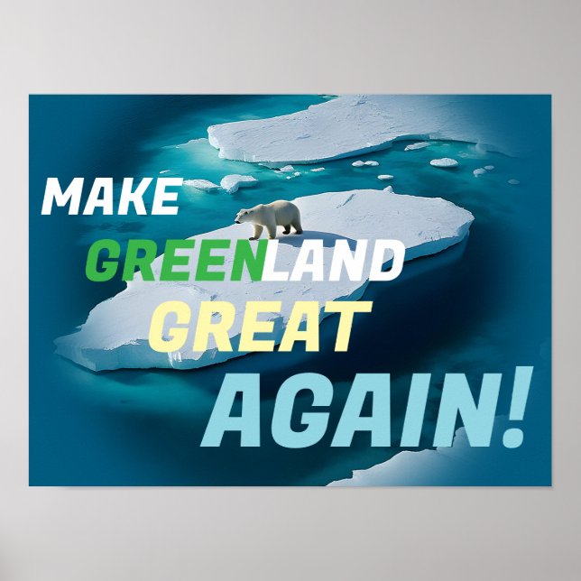 Gör Grönland Underbart igen! (MGGA) Poster (Framsidan)