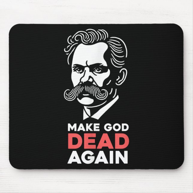 Gör Gud död igen Nietzsche Atheist Philosophy A Musmatta (Framsidan)