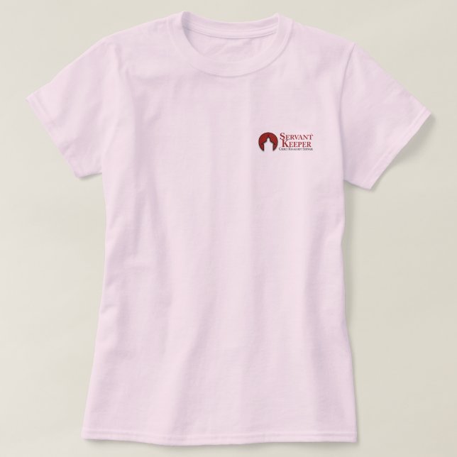 Gör guden att skratta tee (Design framsida)